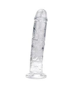 n12185 loving joy 9 5 inch suction cup dildo clear 3 1