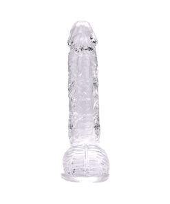 n12188 loving joy 9 inch dildo with balls clear 3