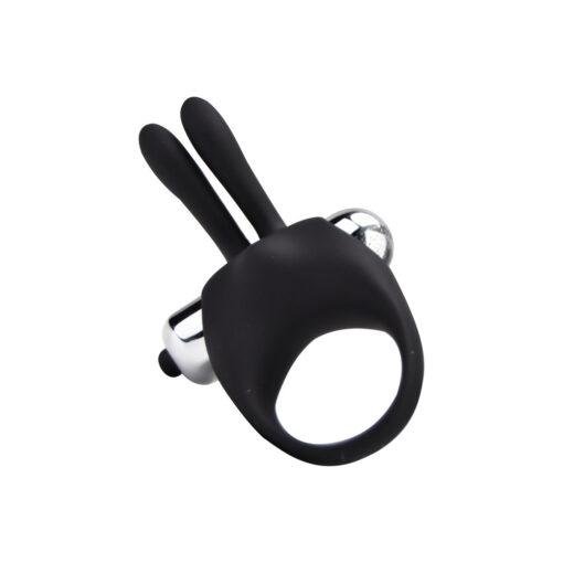 Loving Joy Silicone Vibrating Rabbit Cock Ring - Image 3