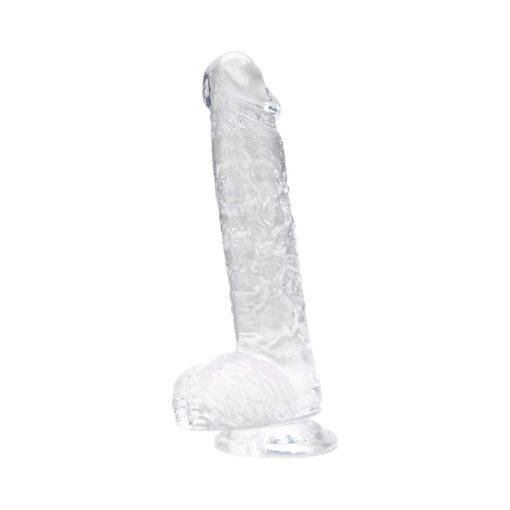 Loving Joy 6 Inch Dildo with Balls - Clear - Image 6