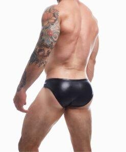 n12215 c4m snap ergonomic brief black leatherette 3