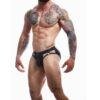 n12219 c4m dungeon black leatherette jockstrap 1