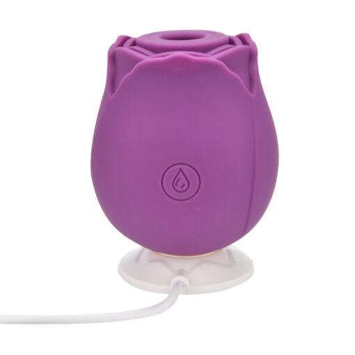 n12244 loving joy rose toy clitoral suction vibrator purple 4