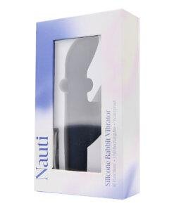 n12255 nauti silicone rabbit vibrator pkg 1