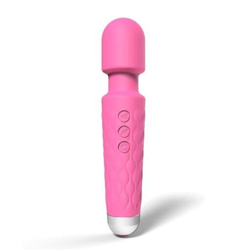 Loving Joy 20 Function Wand Vibrator - Pink - Image 4