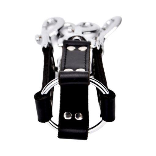 n12269 bound leather 4 way hog tie 1