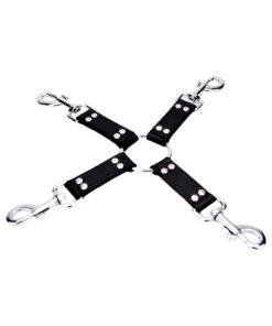 n12269 bound leather 4 way hog tie