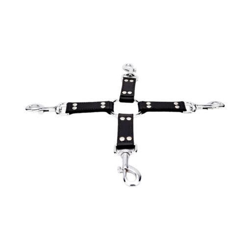 n12269 bound leather 4 way hog tie 3