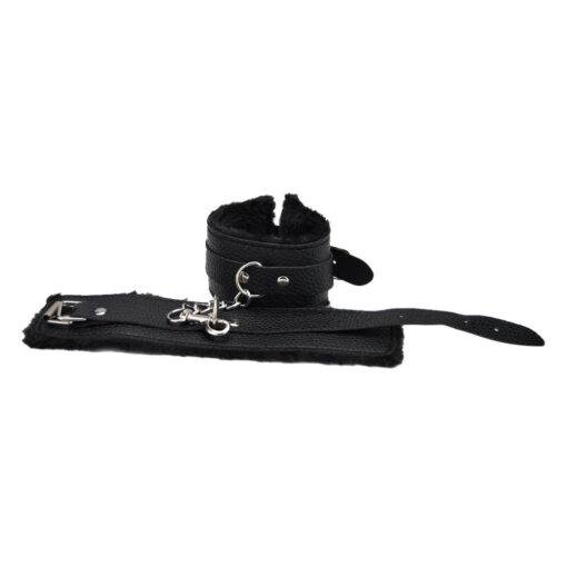 n12280 bound to play beginners bondage kit black 8 piece ankle cuffs