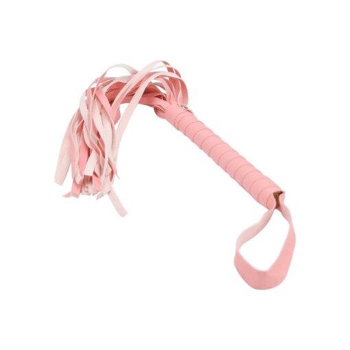 n12281 bound to play beginners bondage kit pink 8 piece flogger