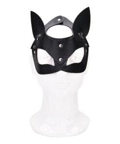 n12283 bound to play kitty cat face mask black