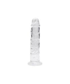 n12304 loving joy 6 inch suction cup dildo clear