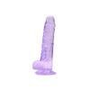 n12312 loving joy 7 inch dildo with balls purple 2