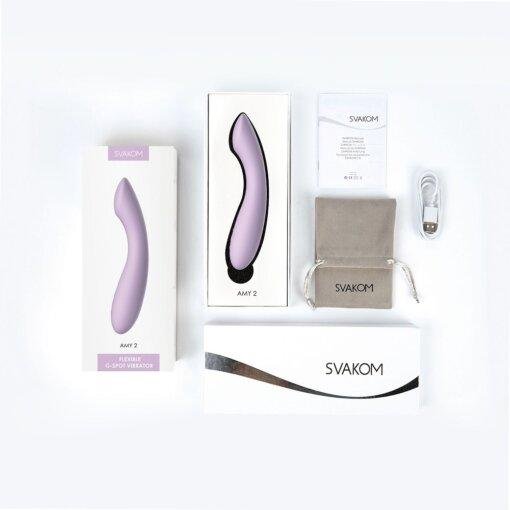 n12317 svakom amy2 gspot clitoral vibrator lilac 8