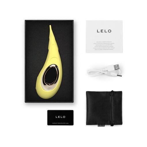 LELO Dot Cruise Clitoral Vibrator - Lemon Sorbet - Image 4