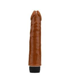 n12400 loving joy 8 inch realistic vibrator brown 1