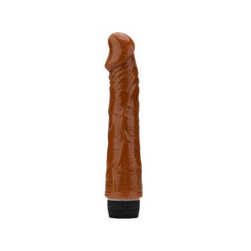 n12400 loving joy 8 inch realistic vibrator brown 3