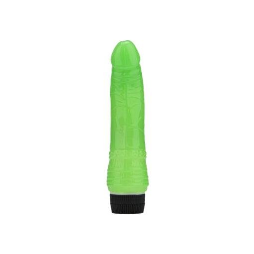 n12401 loving joy 7 inch realistic vibrator glow in the dark