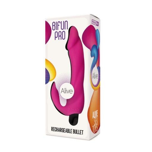 n12408 alive bifun pro rechargeable double stimulation vibrator 3