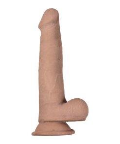 n12473 realcocks dual layer bendable dildo 7 5inch vanilla 3