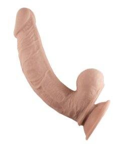 n12475 realcocks dual layer bendable dildo 9inch vanilla 4