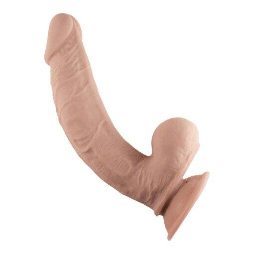 n12475 realcocks dual layer bendable dildo 9inch vanilla 4