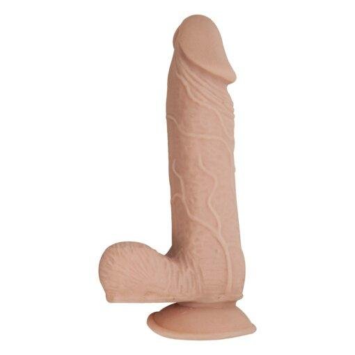 RealCocks Dual Layer Bendable Dildo 7 Inch - Vanilla - Image 3