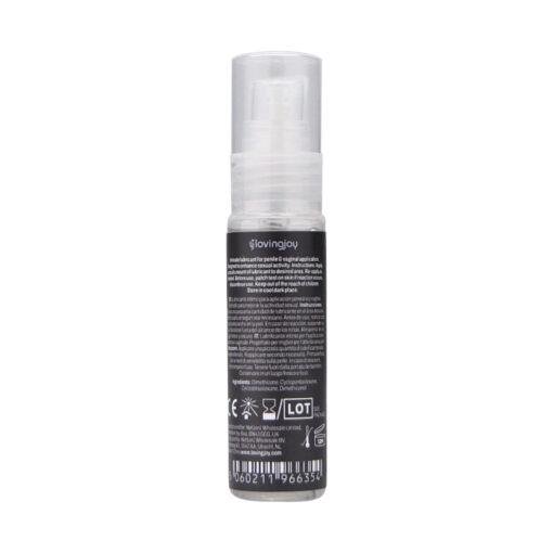 n12462 loving joy silicone lubricant 30ml back