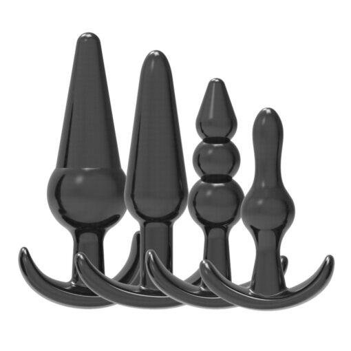 n12173 loving joy butt plug training kit black 1 2