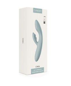 n12444 svakom chika app controlled flexible rabbit vibrator 9