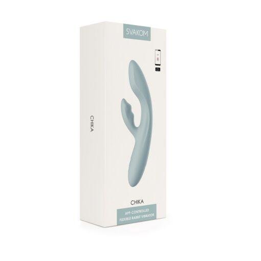 n12444 svakom chika app controlled flexible rabbit vibrator 9