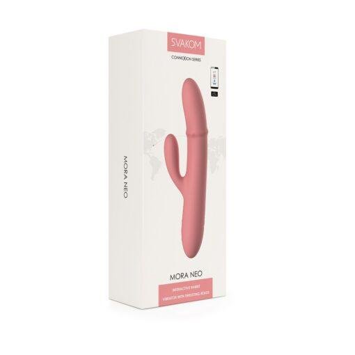 n12445 svakom mora neo interactive rabbit vibrator thrusting beads 8