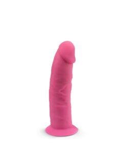 n11962 silexd 6inch glow indark silicone dildo wsuction cup pink 4