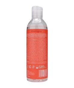 n12516 loving joy strawberry massage gel 250ml back