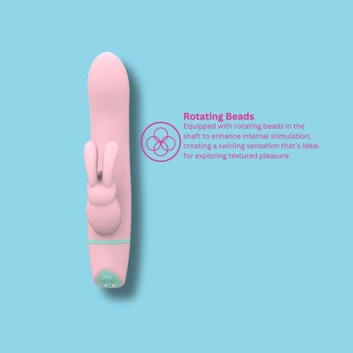 Mina Ripple Vibrating & Rotating Rabbit Vibrator - Image 8