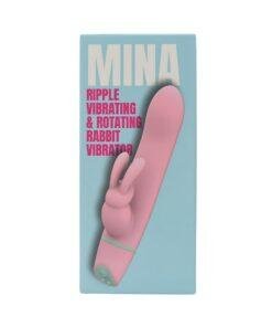 n12561 mina ripple vibrating rotating rabbit pkg