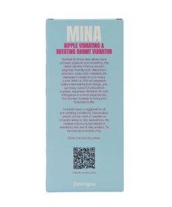 n12561 mina ripple vibrating rotating rabbit pkg back