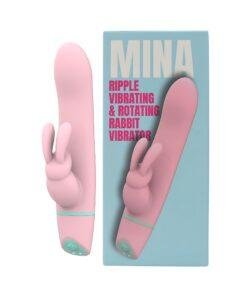 n12561 mina ripple vibrating rotating rabbit pkg side by side