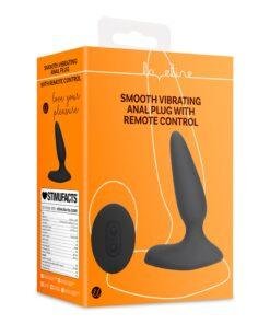 n12641 smooth vibrating anal plug with rc 2