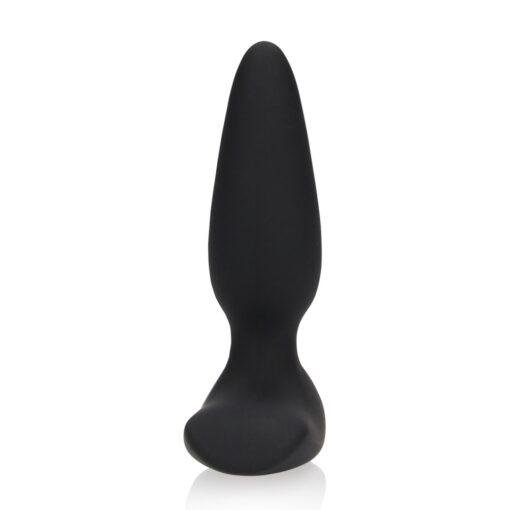 Smooth Vibrating Anal Plug with Remote Control - Black - Image 7