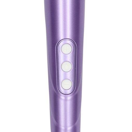 n12645 rechargeable wand vibrator metallic purple 6