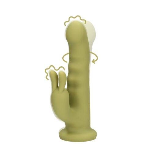 n12650 ultra soft silicone rotating rabbit vibrator 1