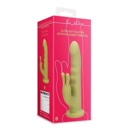 n12650 ultra soft silicone rotating rabbit vibrator 2