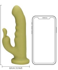 n12650 ultra soft silicone rotating rabbit vibrator 8