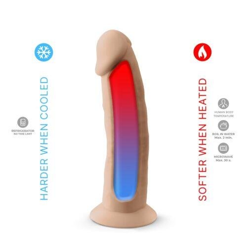 7.5 inch Realistic Silicone Dual Density Dildo with Suction Cup - Image 5