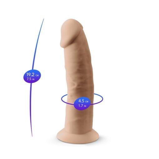 7.5 inch Realistic Silicone Dual Density Dildo with Suction Cup - Image 6