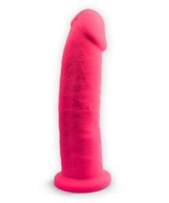 n11389 9inch realistic silicone dildo wsuction cup pink 4