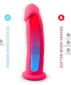 n11389 9inch realistic silicone dildo wsuction cup pink 5