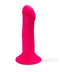 n11692 dual density cushioned core vibrating suction cup silicone dildo 6 5inch 4