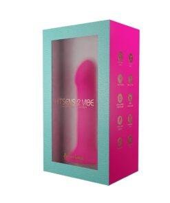 n11692 dual density cushioned core vibrating suction cup silicone dildo 6 5inch 6